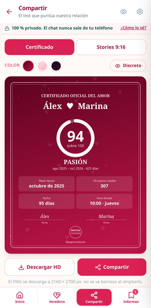 WappLoveScore - Así se ve WappLoveScore 4