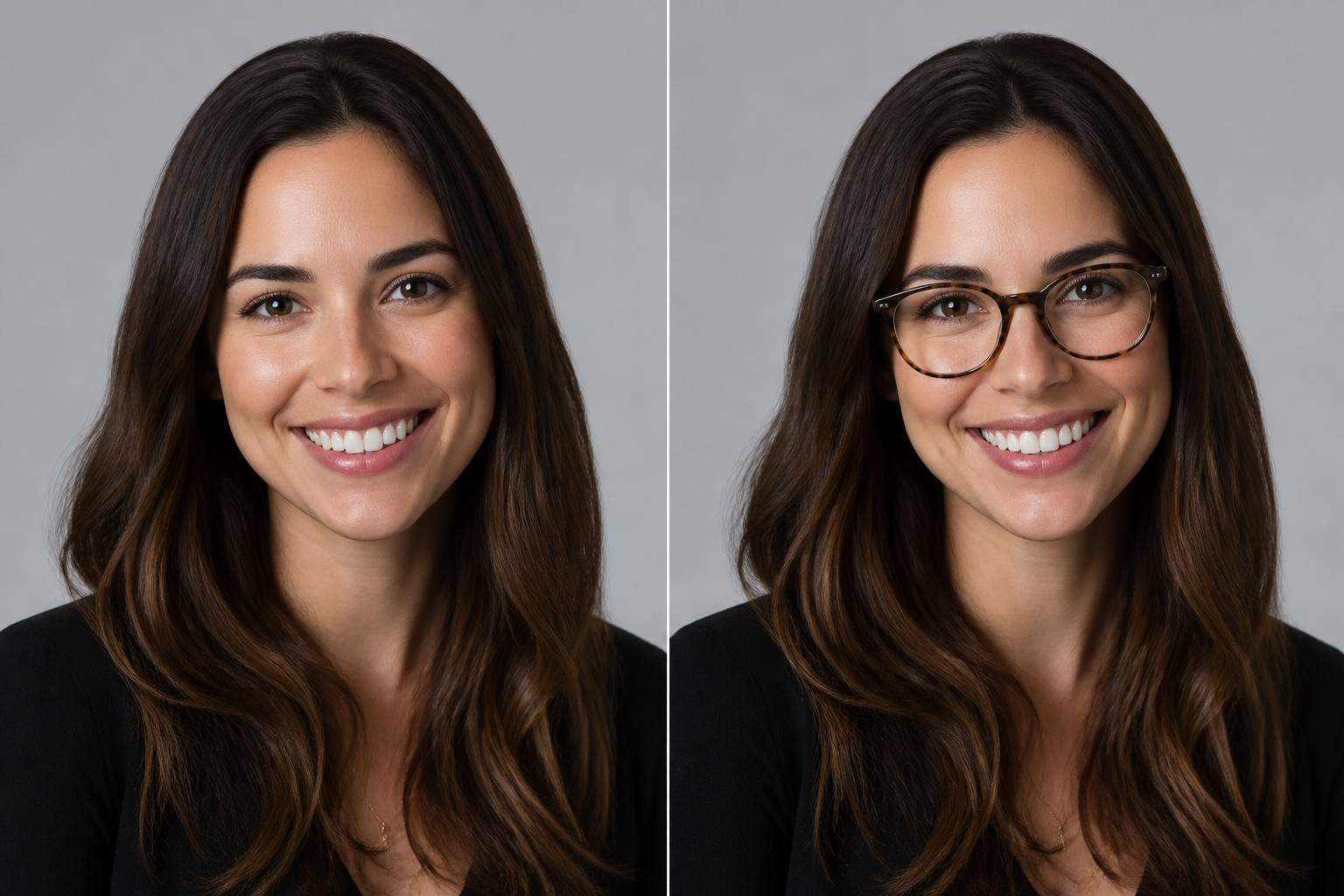 Virtual try-on with your face
