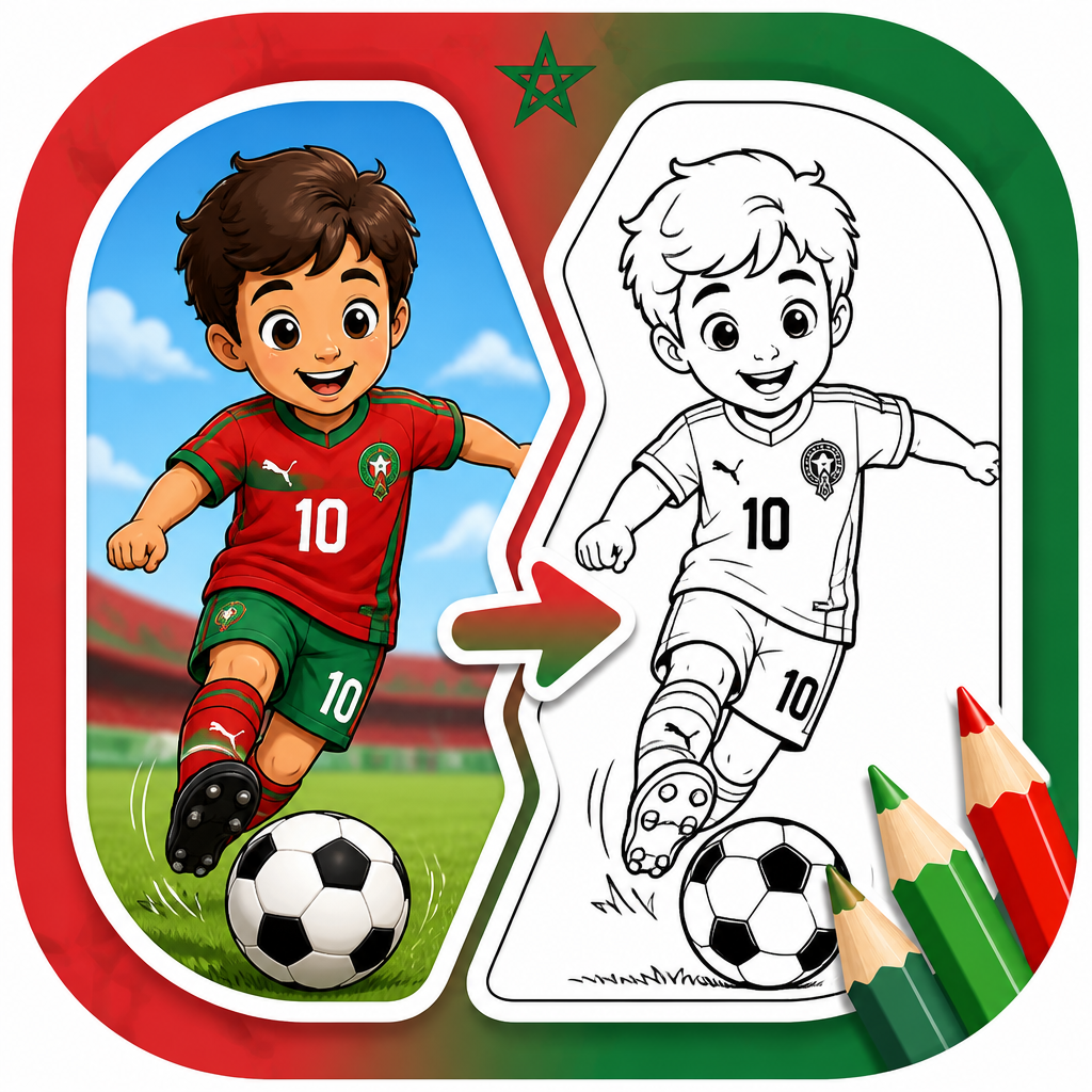 Coloring page - Morocco Kit