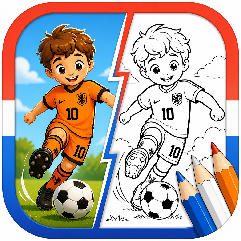 Coloring page - Netherlands Kit