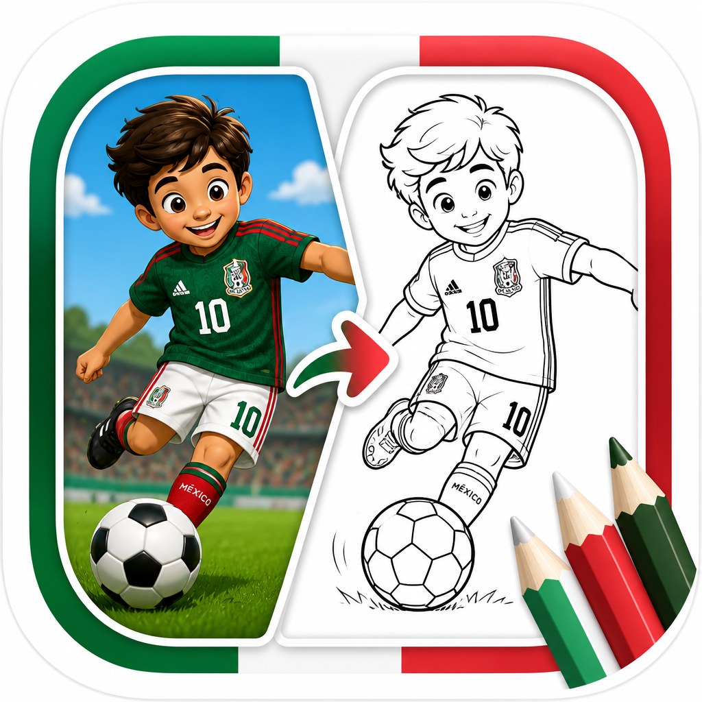 Coloring page - Mexico Kit