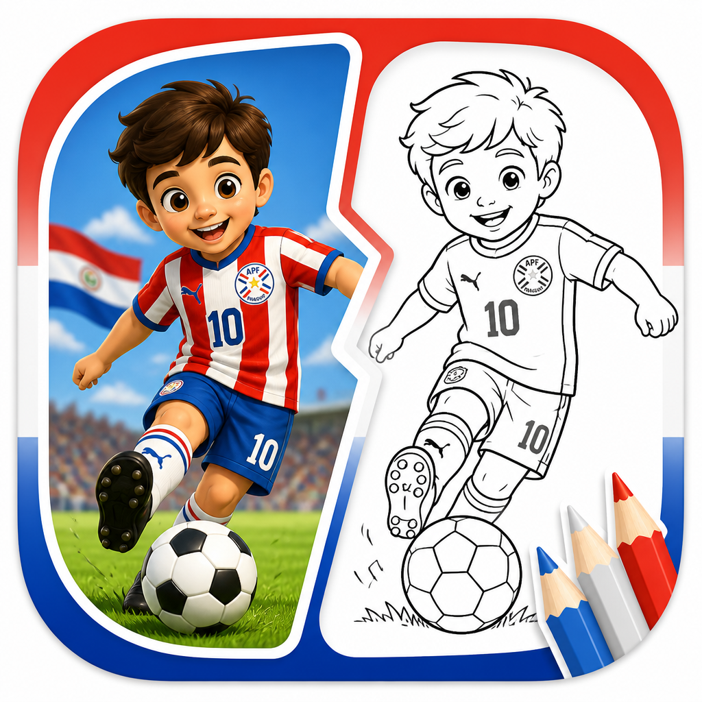 Coloring page - Paraguay Kit