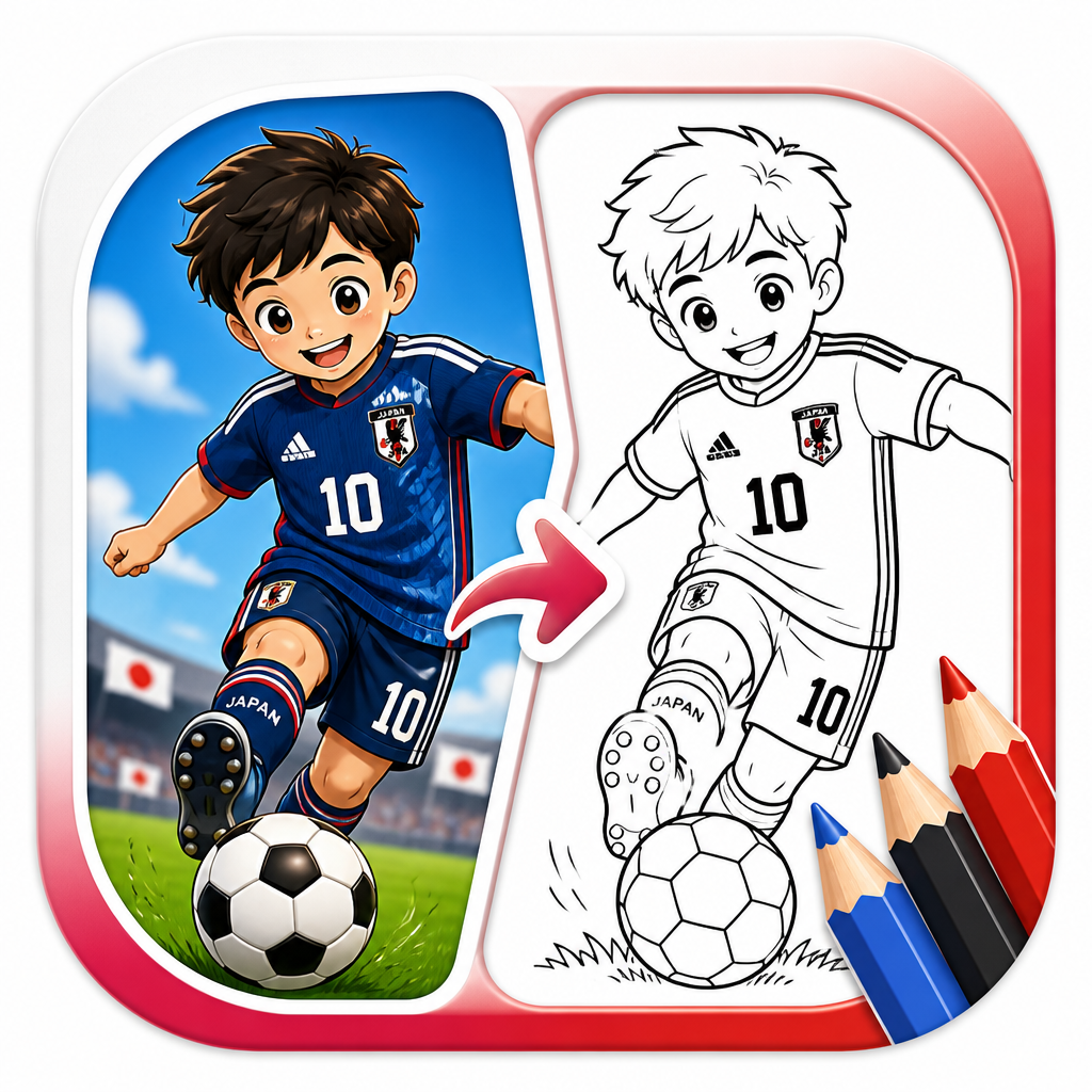 Coloring page - Japan Kit