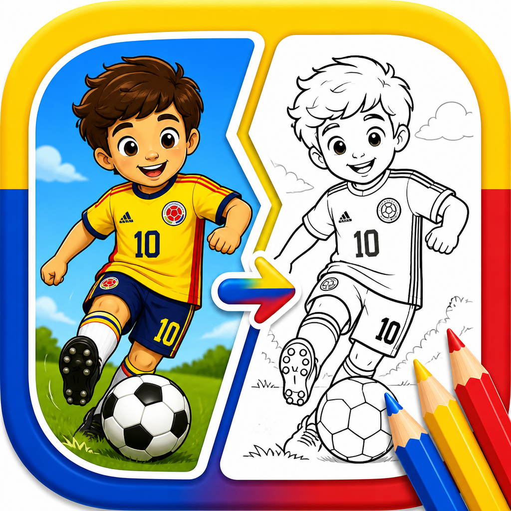 Coloring page - Colombia Kit