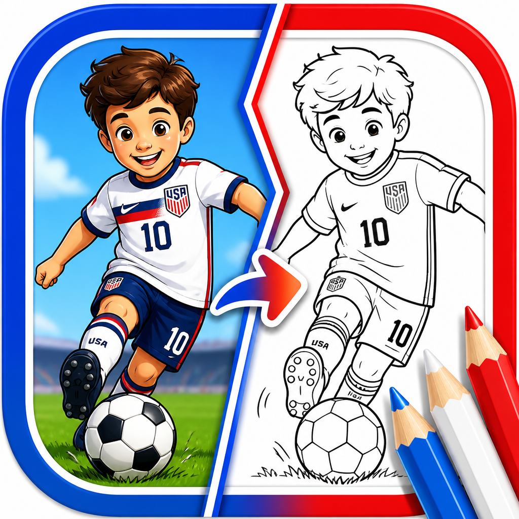 Coloring page - United States Kit