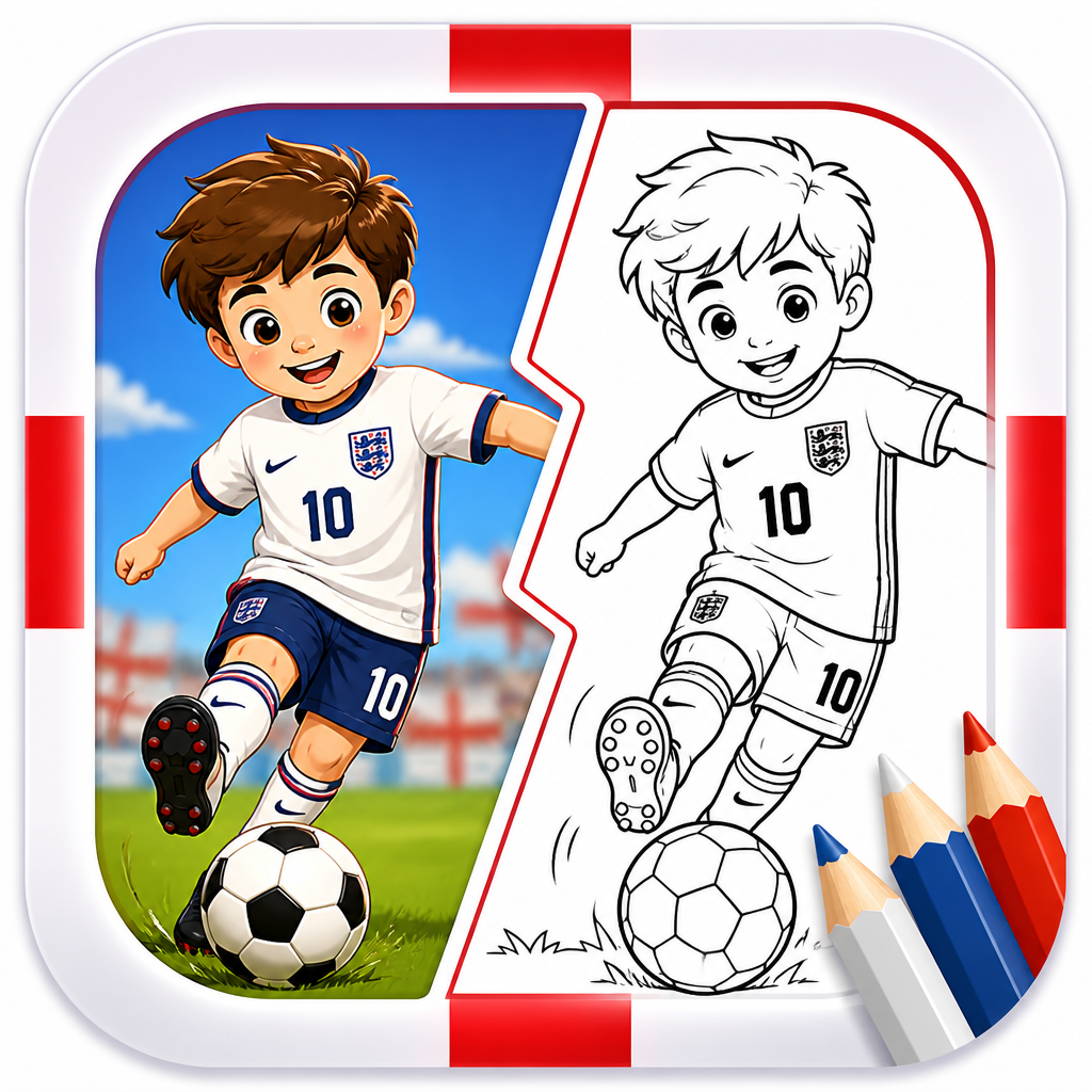 Coloring Page - England Kit
