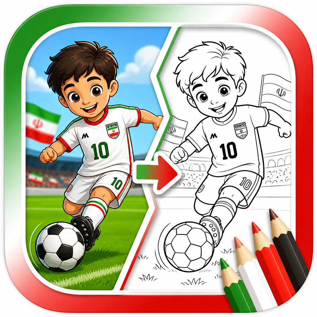 Coloring page - Iran Kit