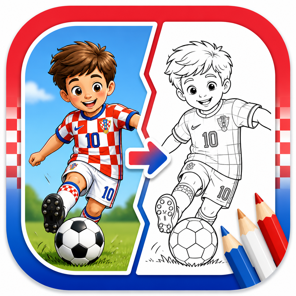 Coloring Page - Croatia Kit