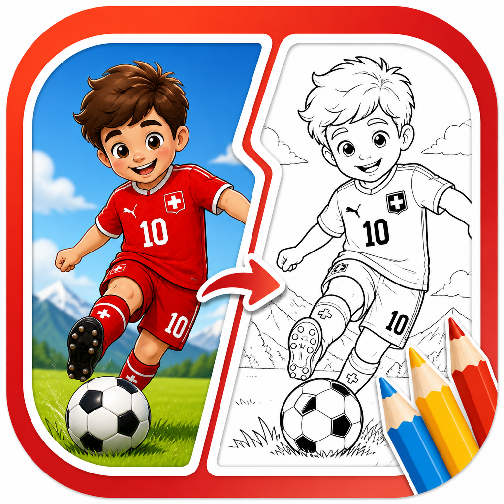Coloring Page - Switzerland Kit