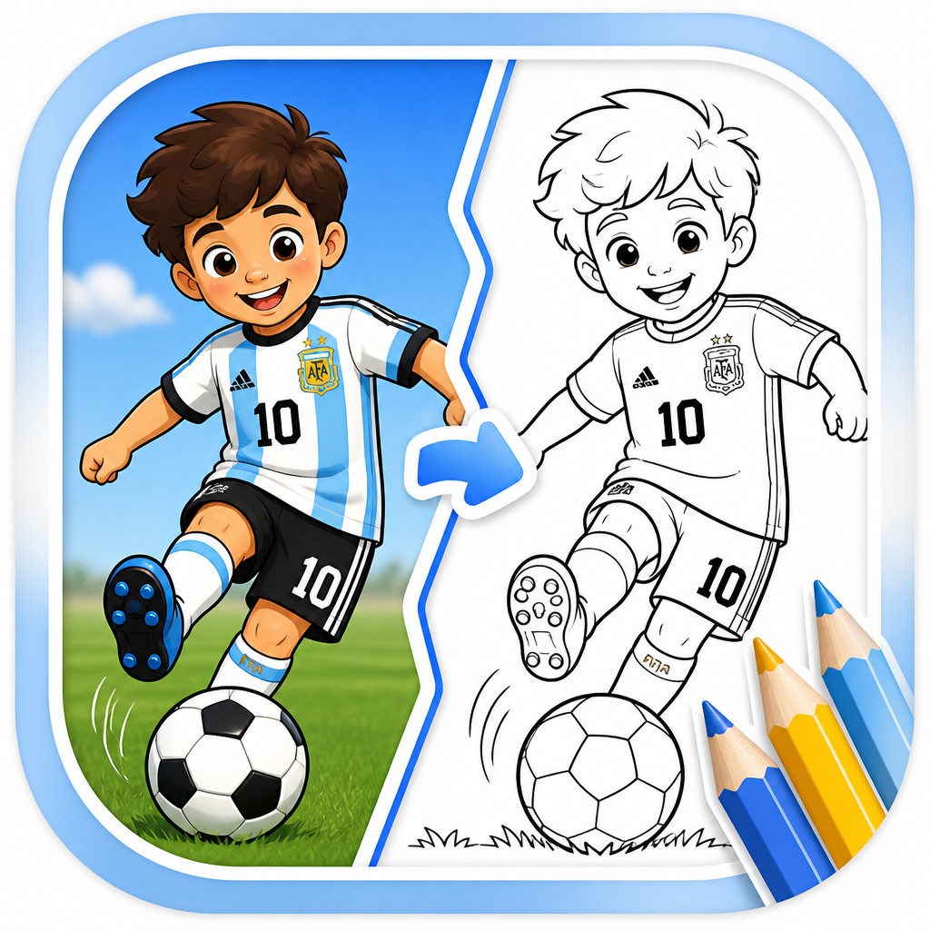 Coloring page - Argentina Kit