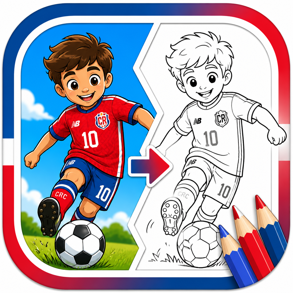 Coloring page - Costa Rica Kit
