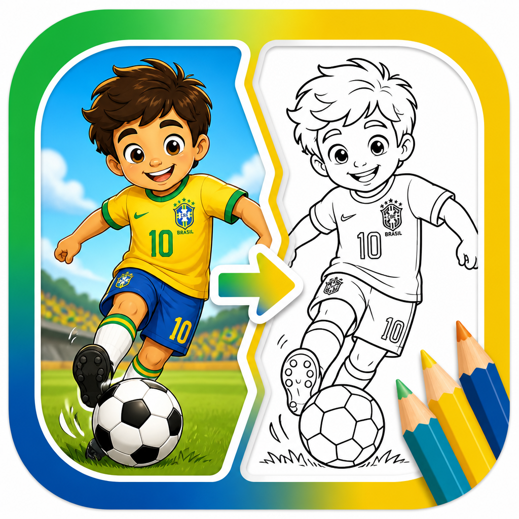 Coloring Page - Brazil Kit