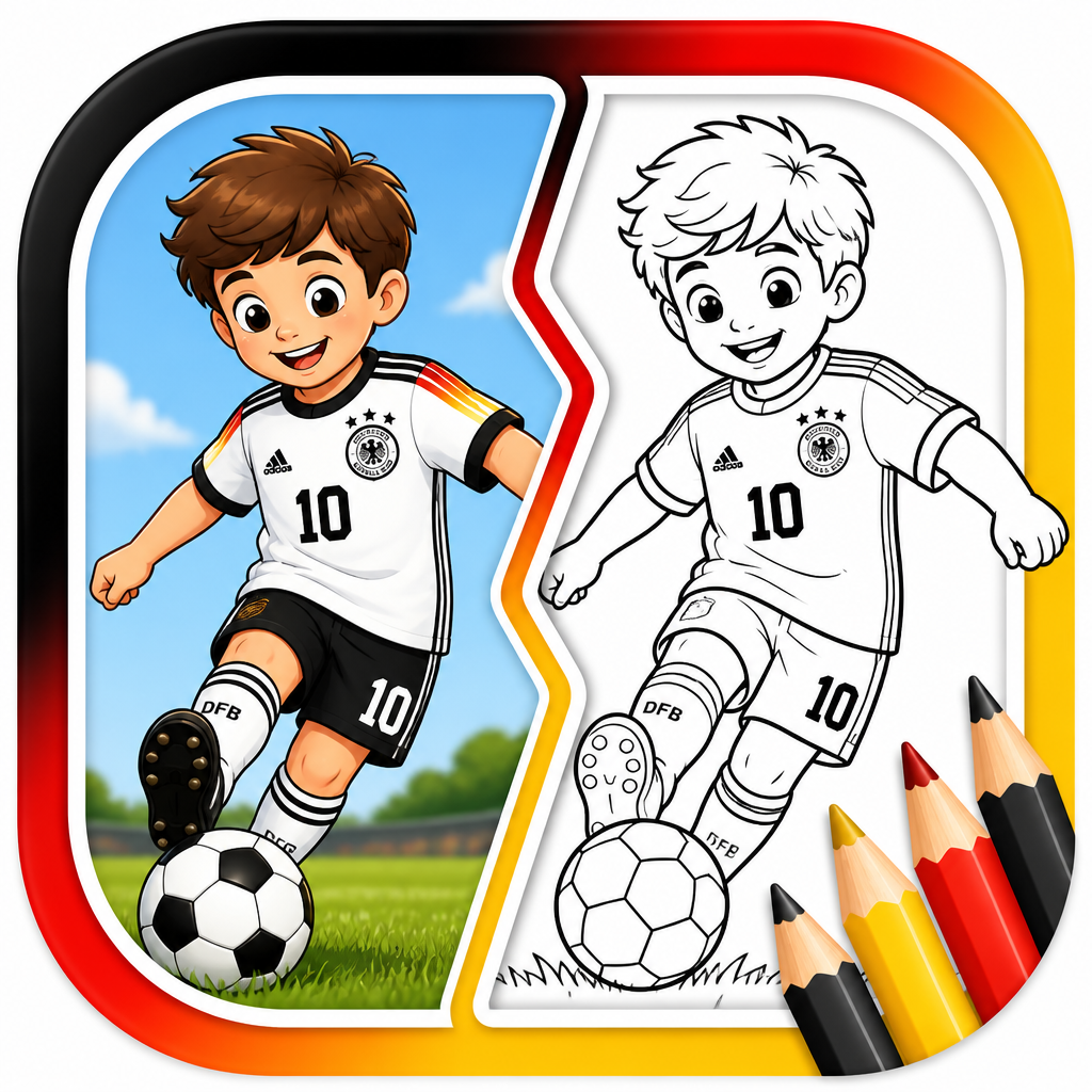 Coloring page - Germany Kit