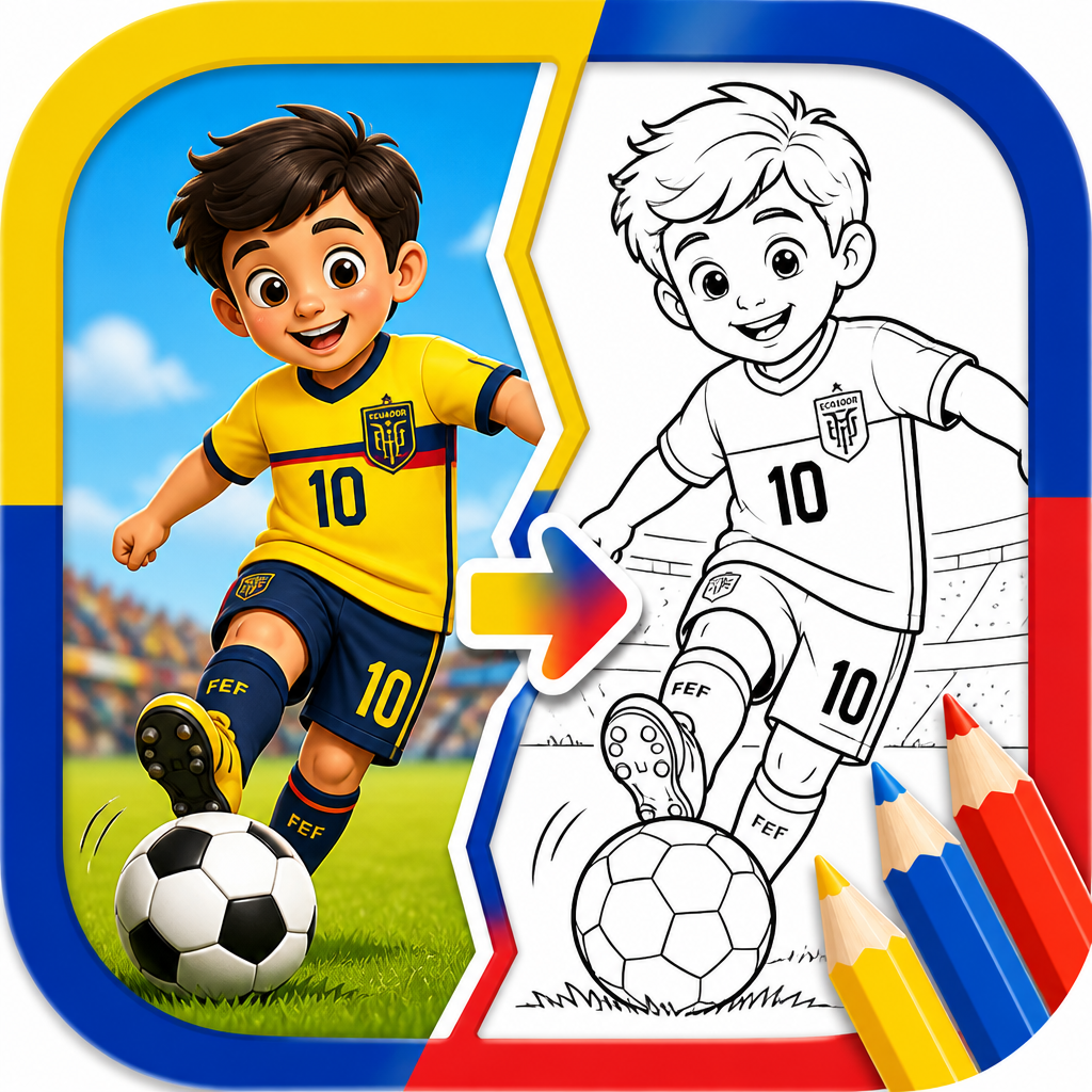 Coloring page - Ecuador Kit