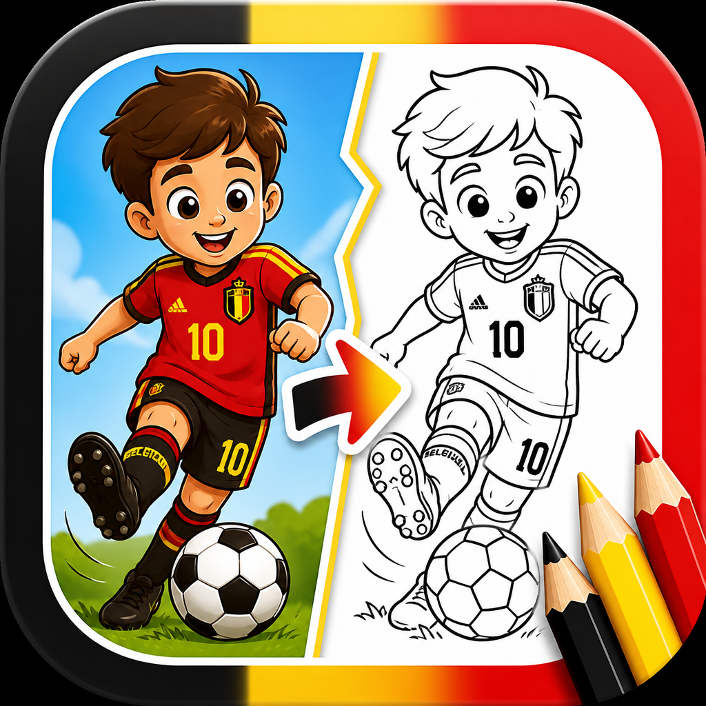 Coloring Page - Belgium Kit