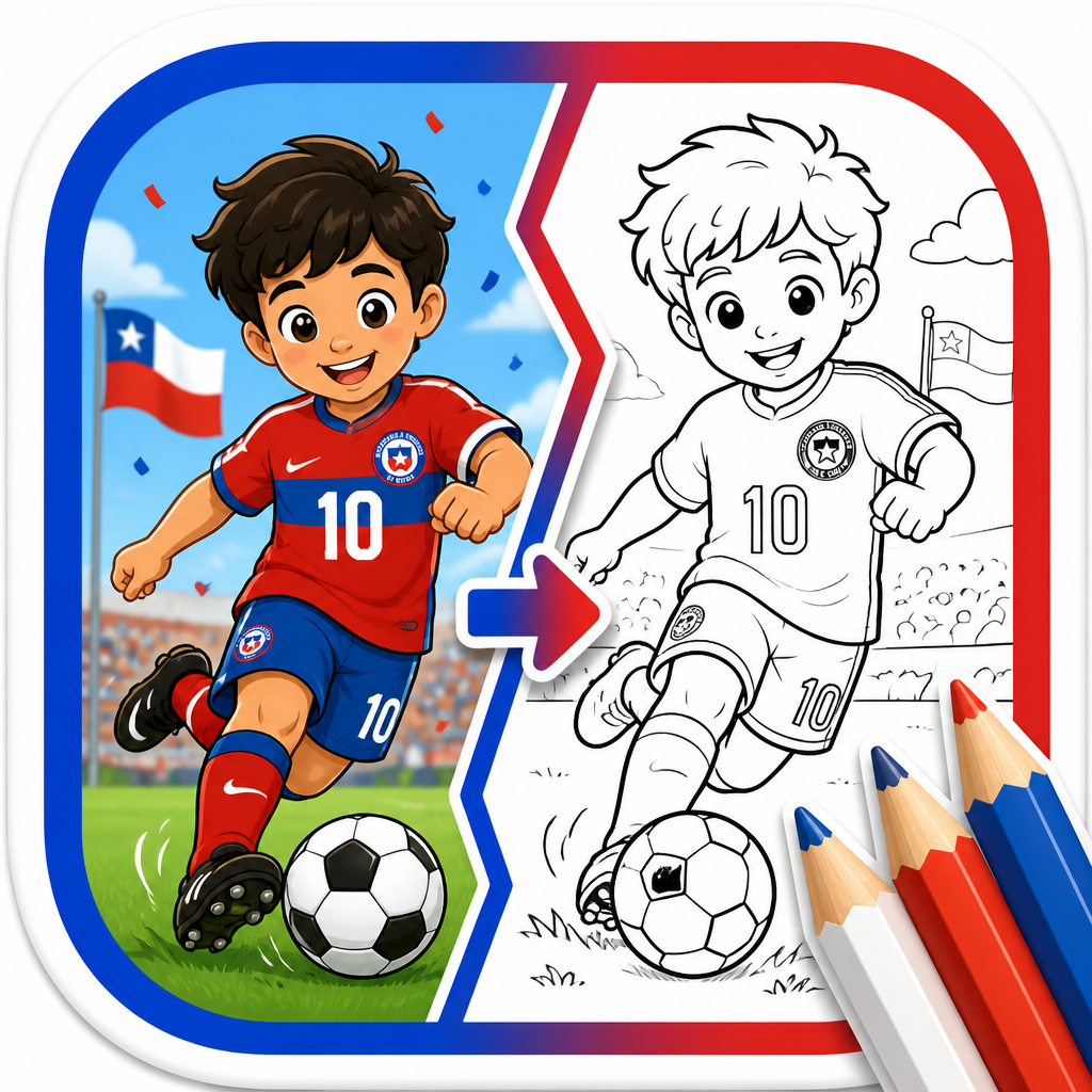 Coloring Page - Chile Kit