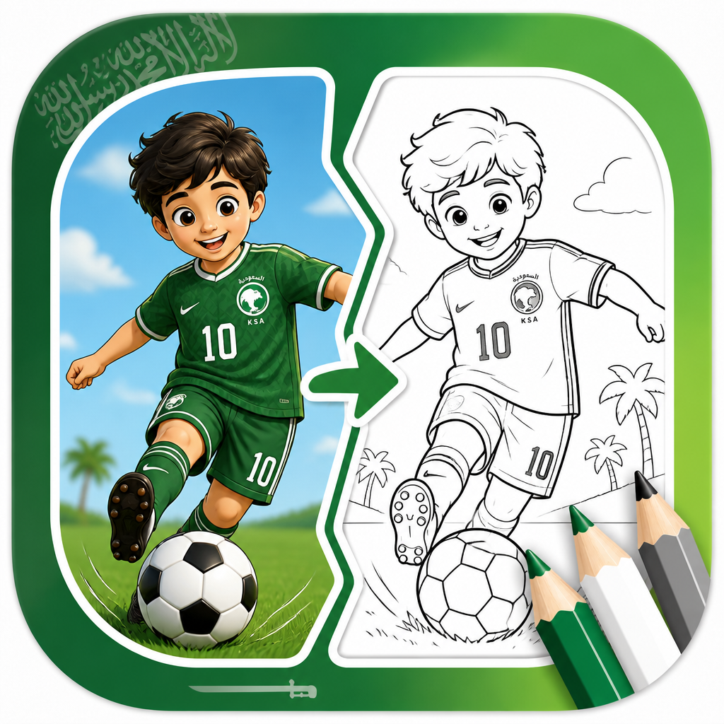 Coloring page - Saudi Arabia Kit
